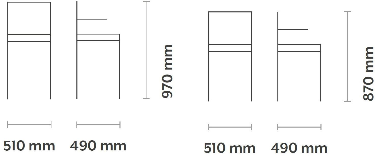 CaStil Табурет металлический со спинкой и подставкой для ног Ada Ada sg - Вид №6