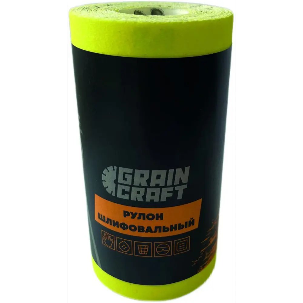 Рулон шлифовальный на бумажной основе Grain Craft Р120 5 м x 115 мм 89403583 STLM-2009521  - Вид №2