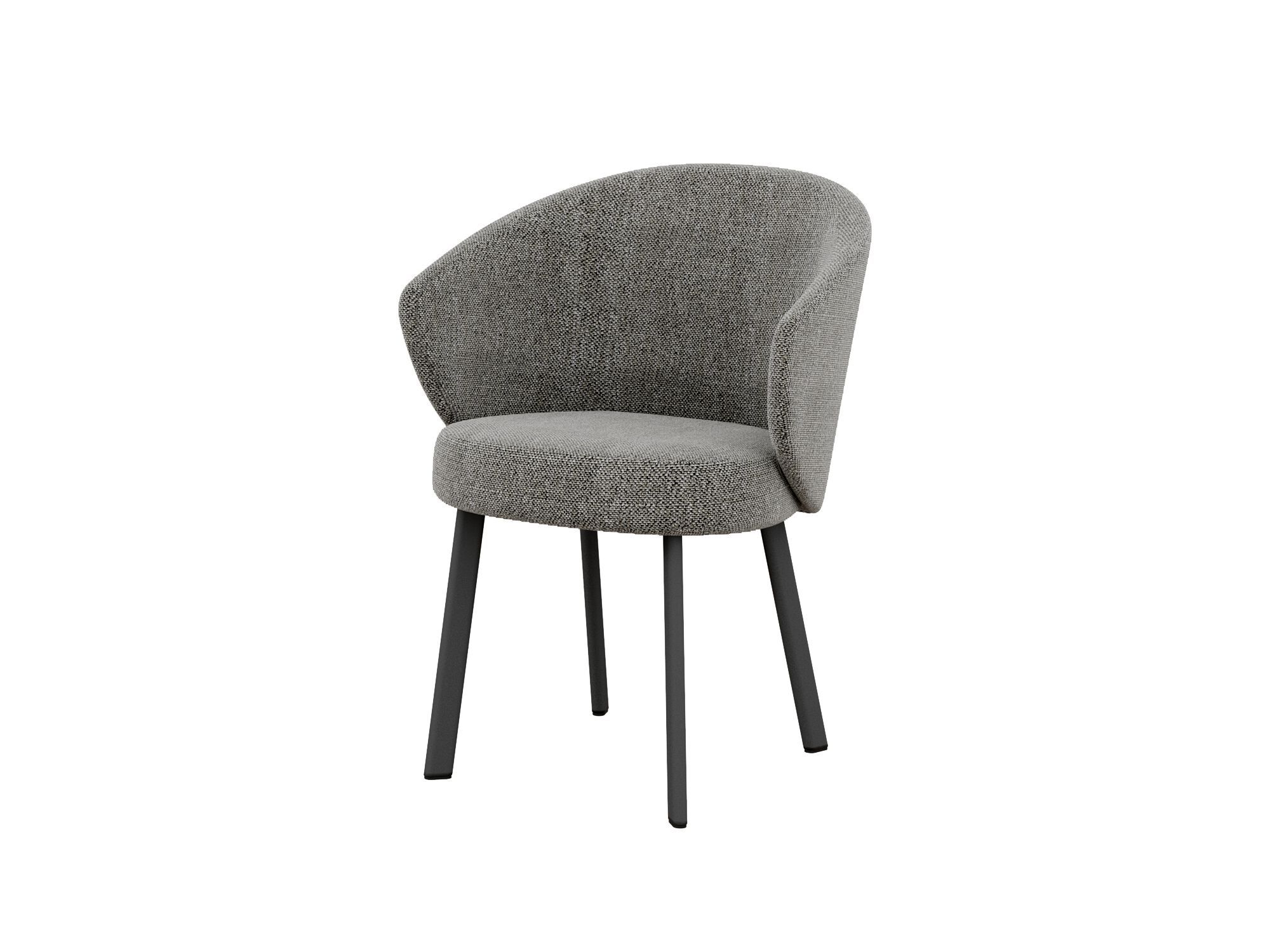 Тканевый стул с подлокотниками MOBLIBERICA GAVI ARCH-00120080 - Вид №7