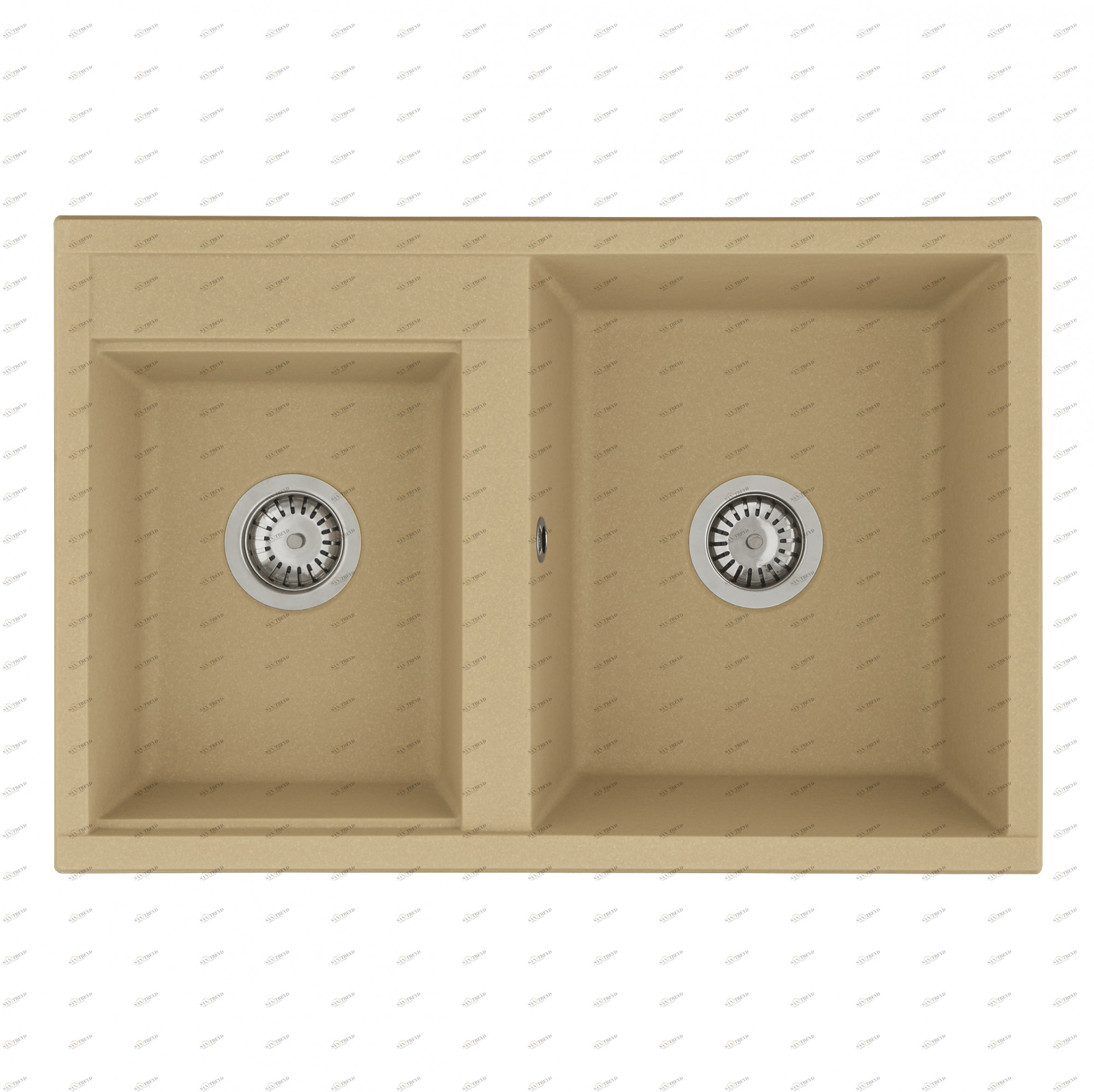 1A723132DE260 Мойка кухонная прямоугольная AQUATON ДЕЛИЯ