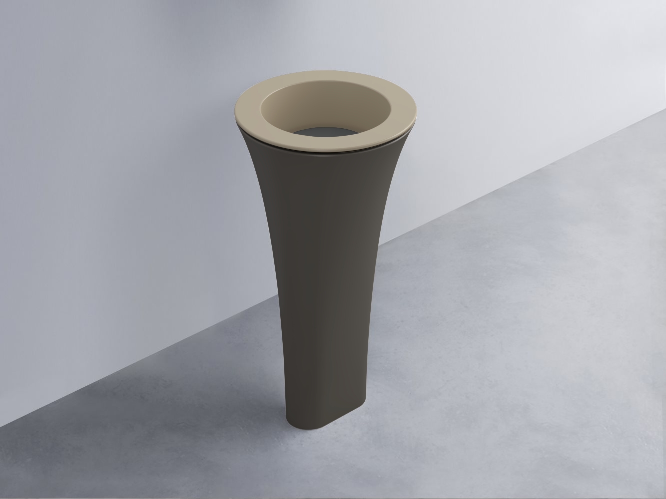 AMLA45-AV+AMPILT-CM+AMCOLT-FN Раковина Amedeo Tondo отдельностоящая cielo Enjoy + Amedeo Ceramica Cielo