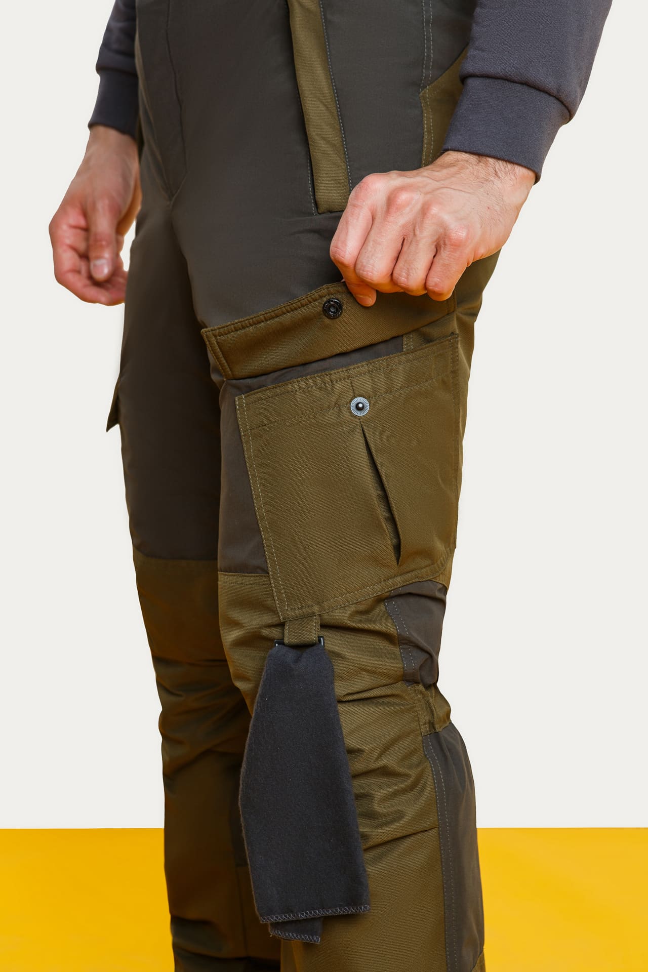 63935 Костюм  зимний хаки West Fishing  Зимняя спецодежда Santreyd  - Вид №17