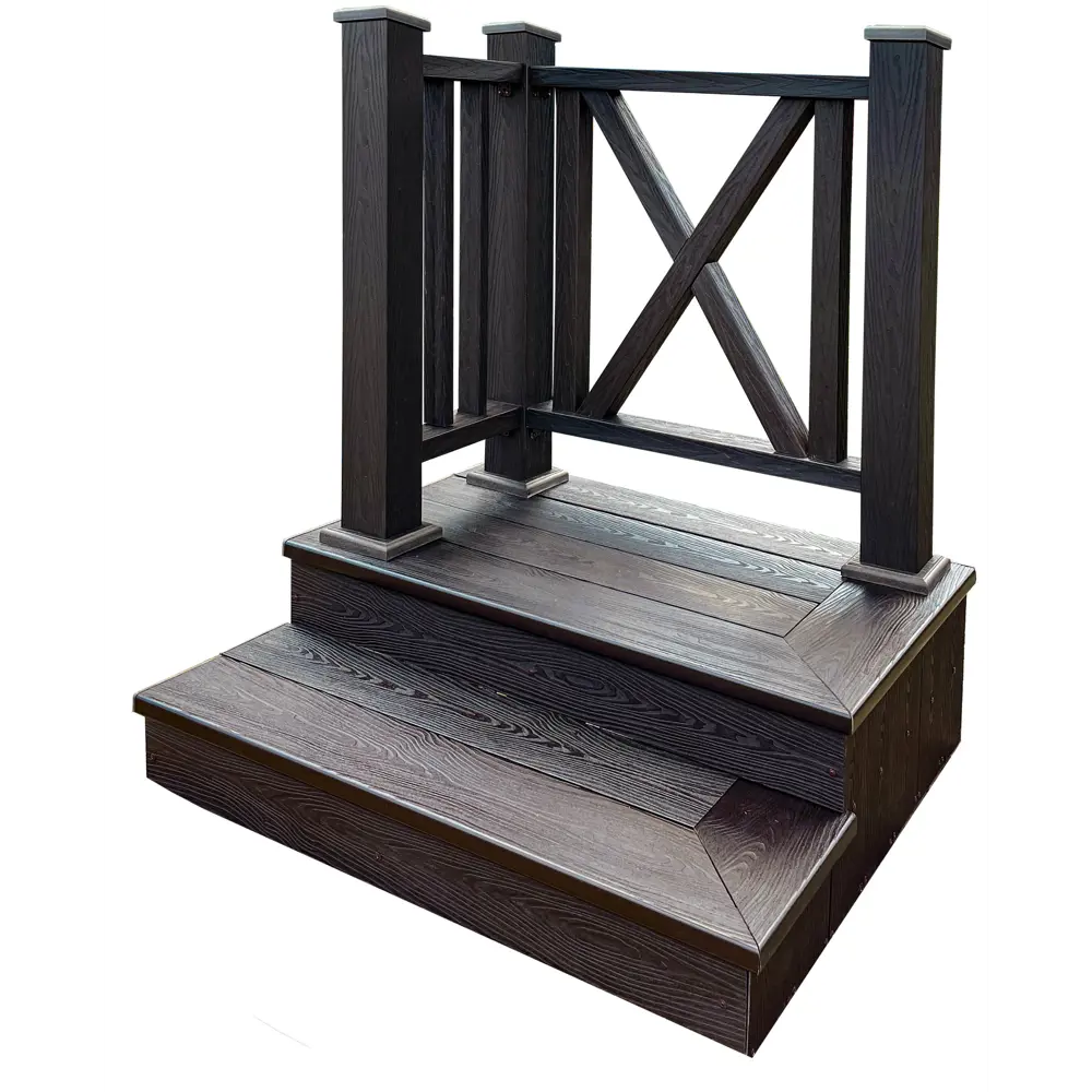 T-DECKS Крышка для столба 125×125 мм из натурального дерева 88779127 STLM-1013501 - Вид №9