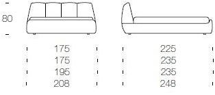 Tonin Casa Кровать-контейнер с двойной кожаной обивкой sun-id-1457491 - Вид №7