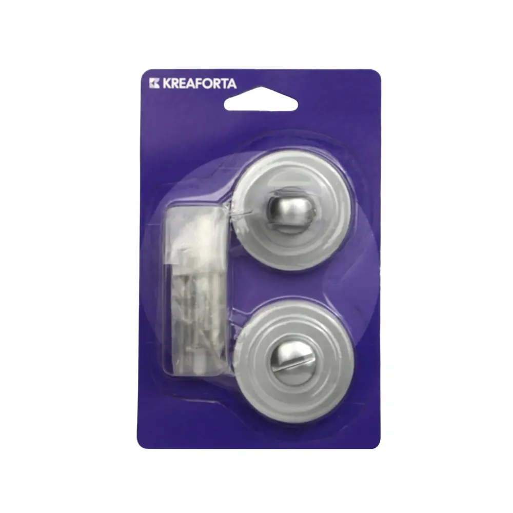 Фиксатор под ручку KREAFORTA ЦАМ цвет хром STLM-2202156 - Вид №3