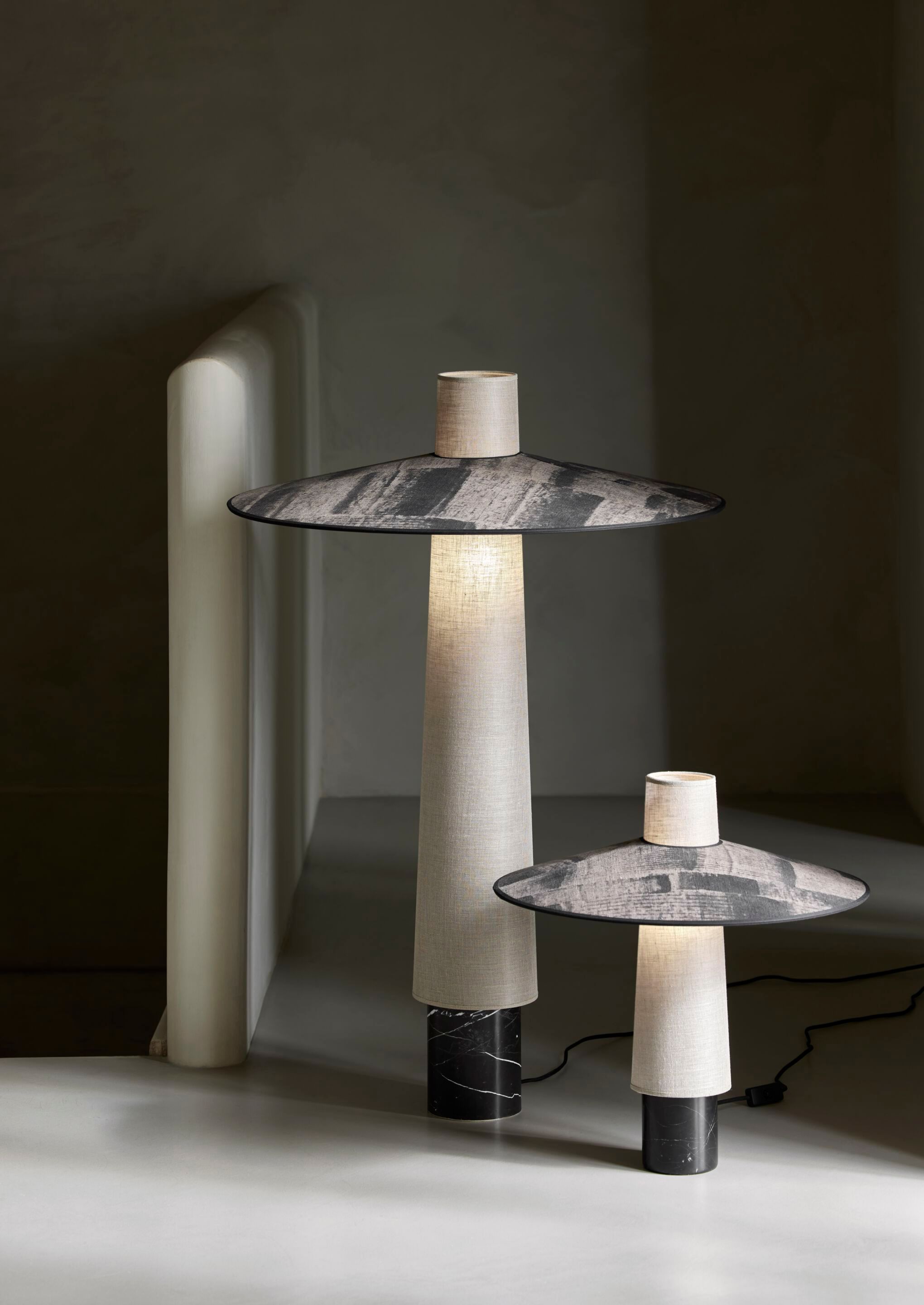 Льняная напольная лампа Forestier Thésée ARCH-00085614 - Вид №4