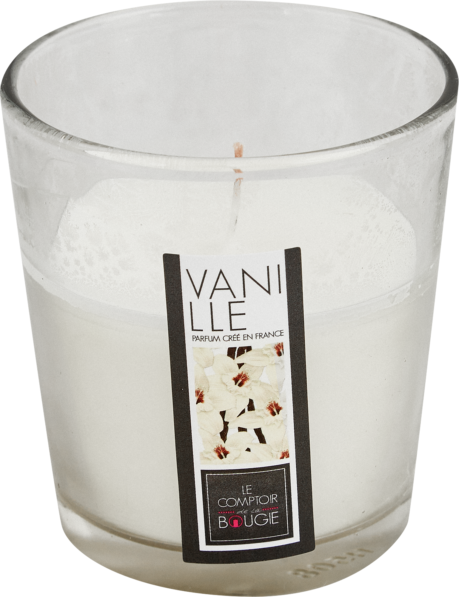 87051571 Свеча ароматизированная в стекле Ваниль белая 8 см STLM-0073120 ATMOSPHERA 