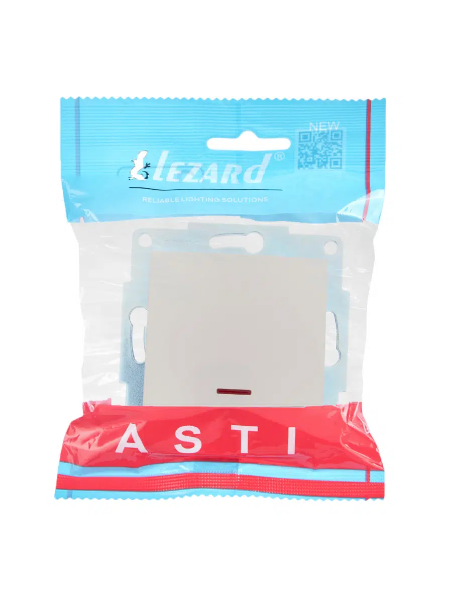 ASTI Выключатель с подсветкой крем, механизм LEZARD 7081-0388-111 - Вид №3