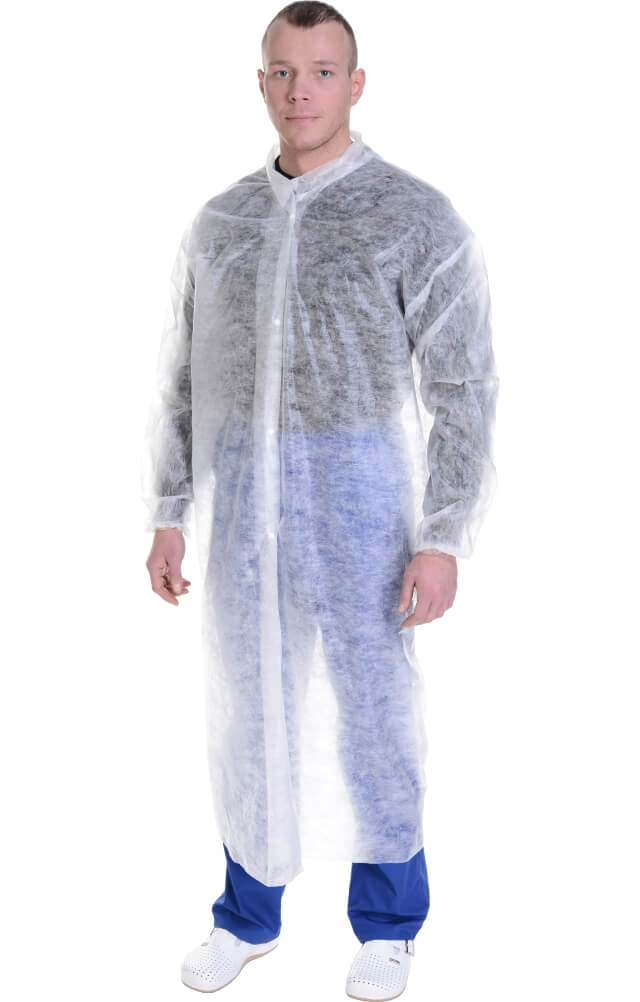 69269 Халат одноразовый  Одноразовая одежда размер XXL (52-54) Спецодежда 