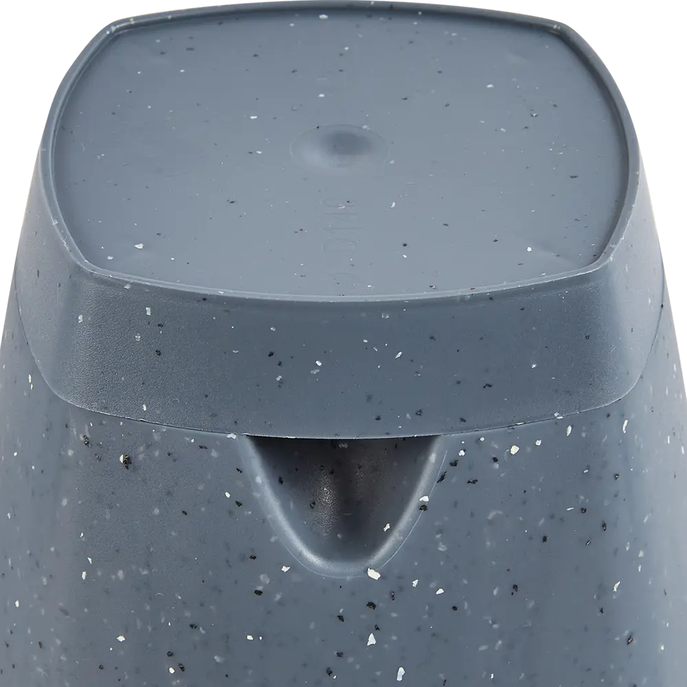 Горшок цветочный Ingreen Stone ø14 h13 см v1.35 л пластик темный серый STLM-2041528 - Вид №4