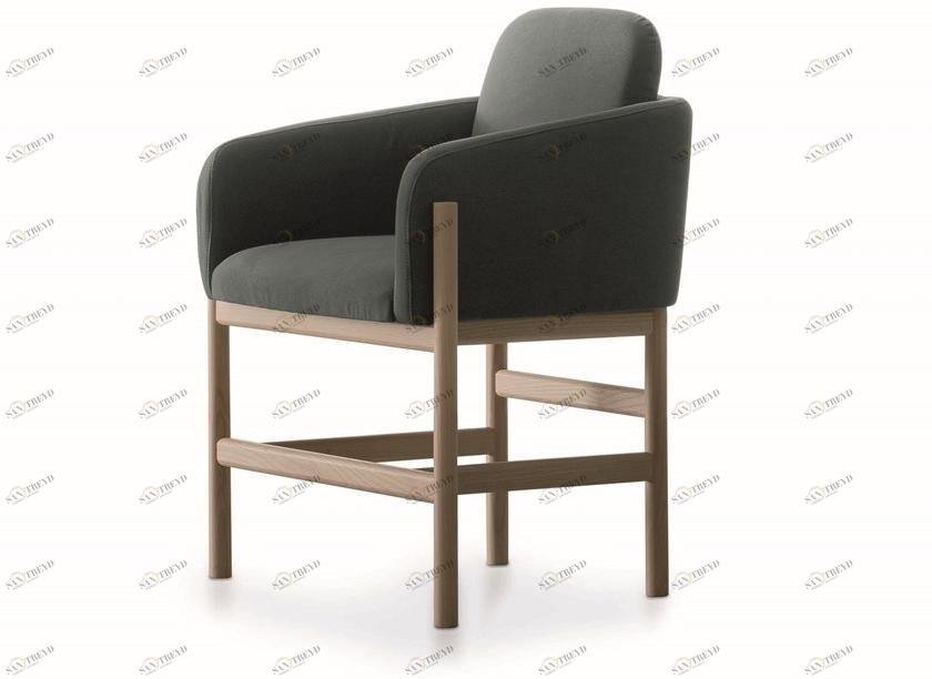 ZANETTE Стул с обивкой и подлокотниками Hood sun-id-1364957