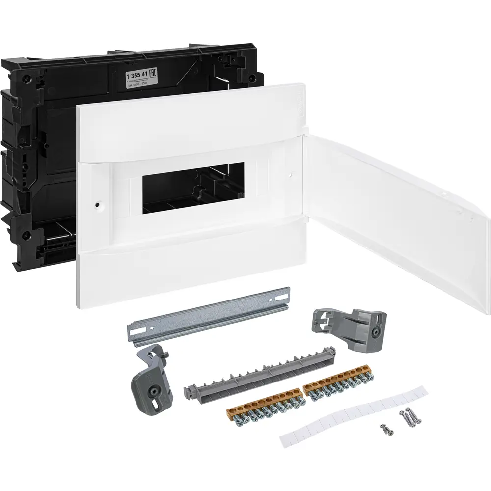 Щит распределительный встраиваемый Legrand Practibox S 12 модулей IP40 пластик цвет белый STLM-2034037 - Вид №3