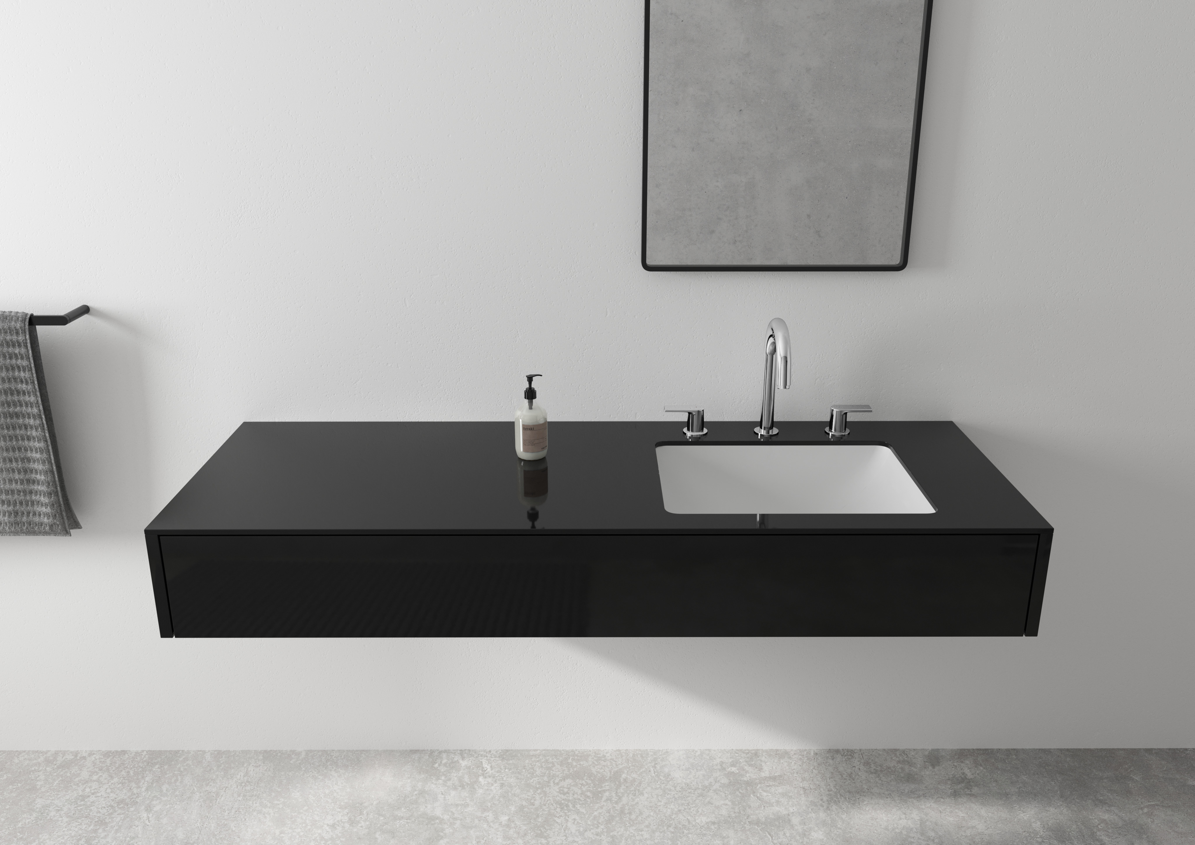 71563000 Vernis Shape Смеситель для раковины на 3 отверстия со сливным гарнитуром Hansgrohe  - Вид №2