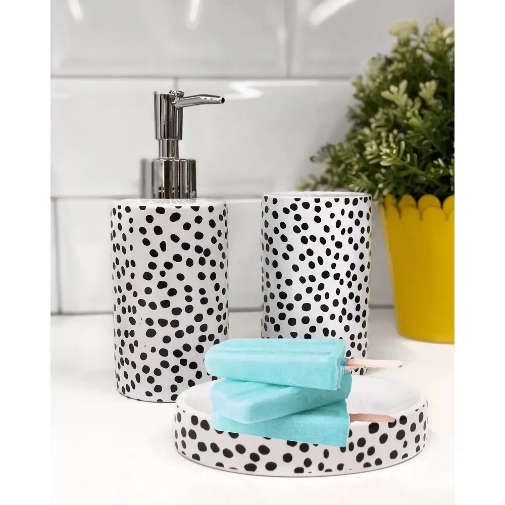 Стакан для зубных щёток «Spots», керамика SWENSA STLM-2038432 - Вид №4