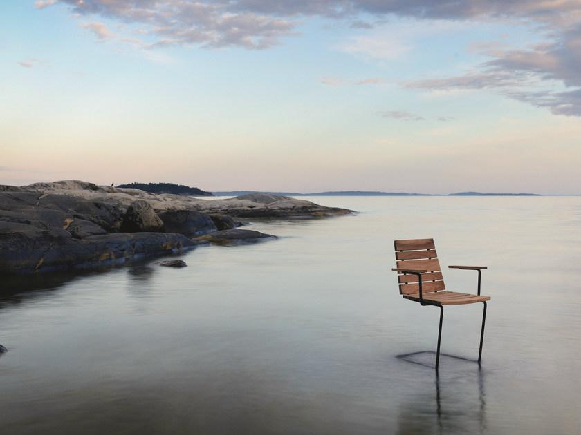 Skargaarden Консольный садовый стул из тика Grinda sun-id-1395831 - Вид №2