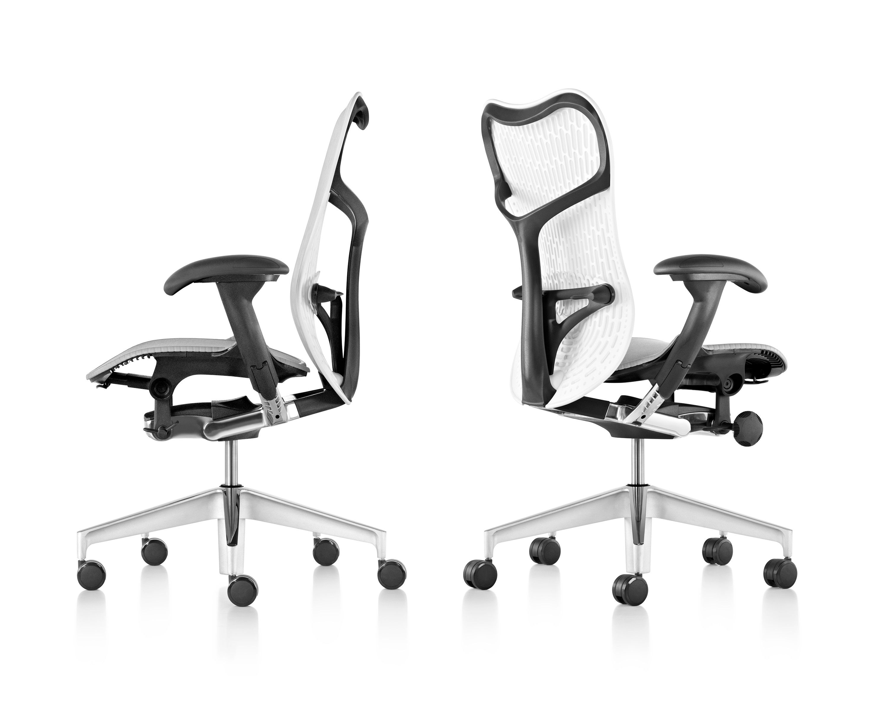 Эргономичное офисное кресло с вращающейся тканью Butterfly Herman Miller Mirra 2 ARCH-00092336 - Вид №30