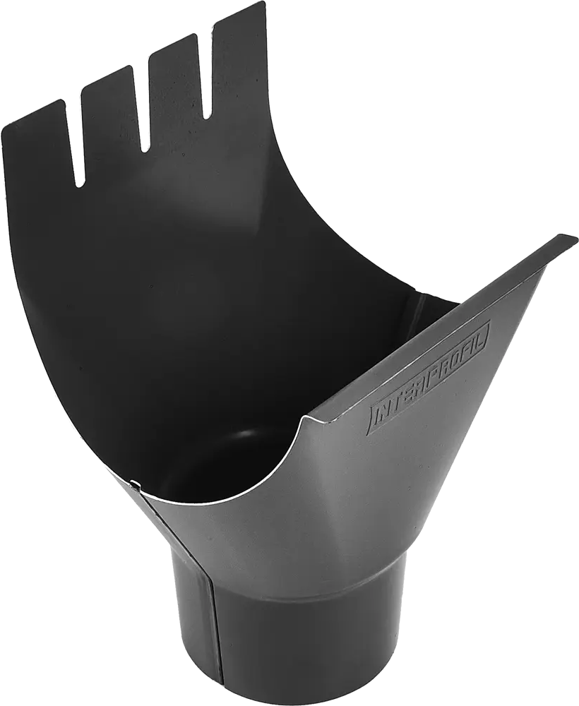 88209216 Воронка желоба сталь Интерпрофиль 150 мм 220 мм цвет серый STLM-1017910