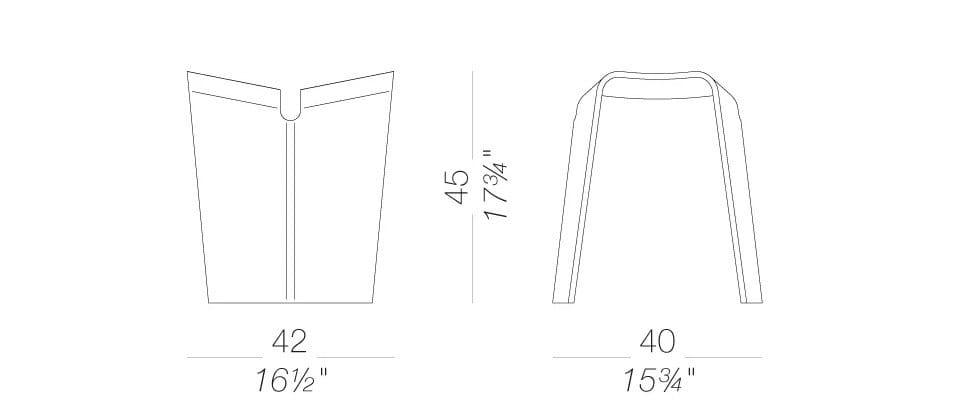 Низкий многослойный штабелируемый стул Lapalma KAMI ARCH-00028436 - Вид №13