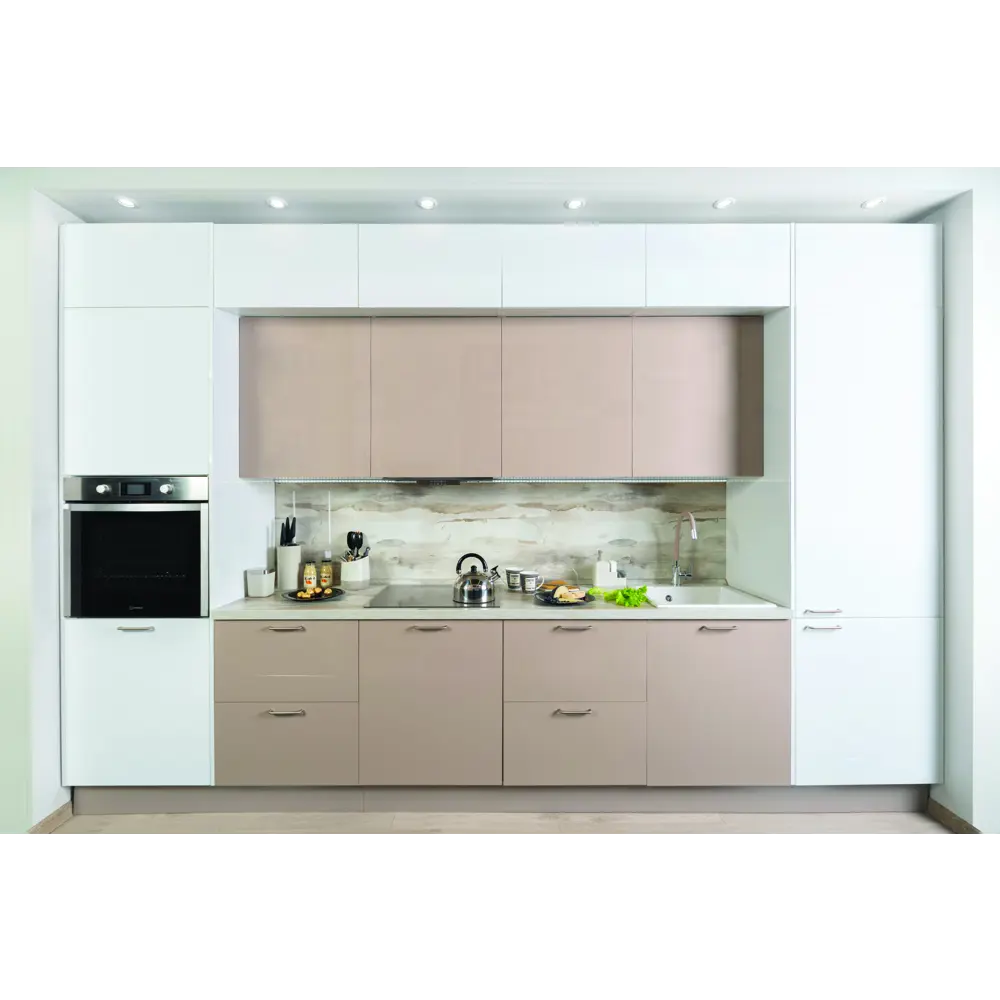 Фасад кухонного шкафа Аша 32.8x102.1 см KONSENSA ЛДСП цвет белый STLM-2007815 - Вид №11