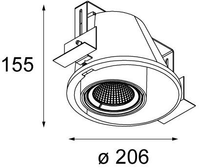Modular Lighting Instruments Регулируемый светодиодный потолочный светильник sun-id-1506901 - Вид №5