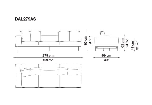 Кожаный диван B&B Italia док ARCH-00130675 - Вид №143