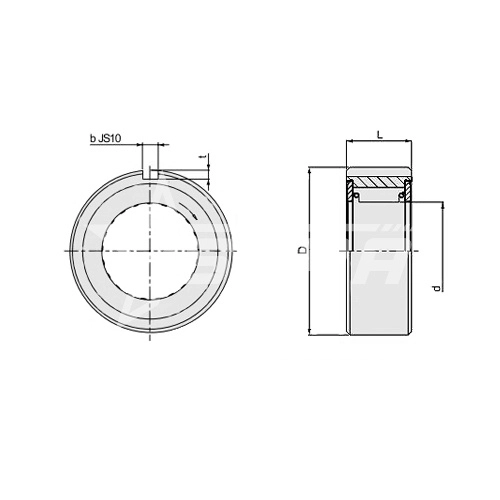 IS880 Обгонная муфта CB207 (S207) ISKRA  - Вид №1