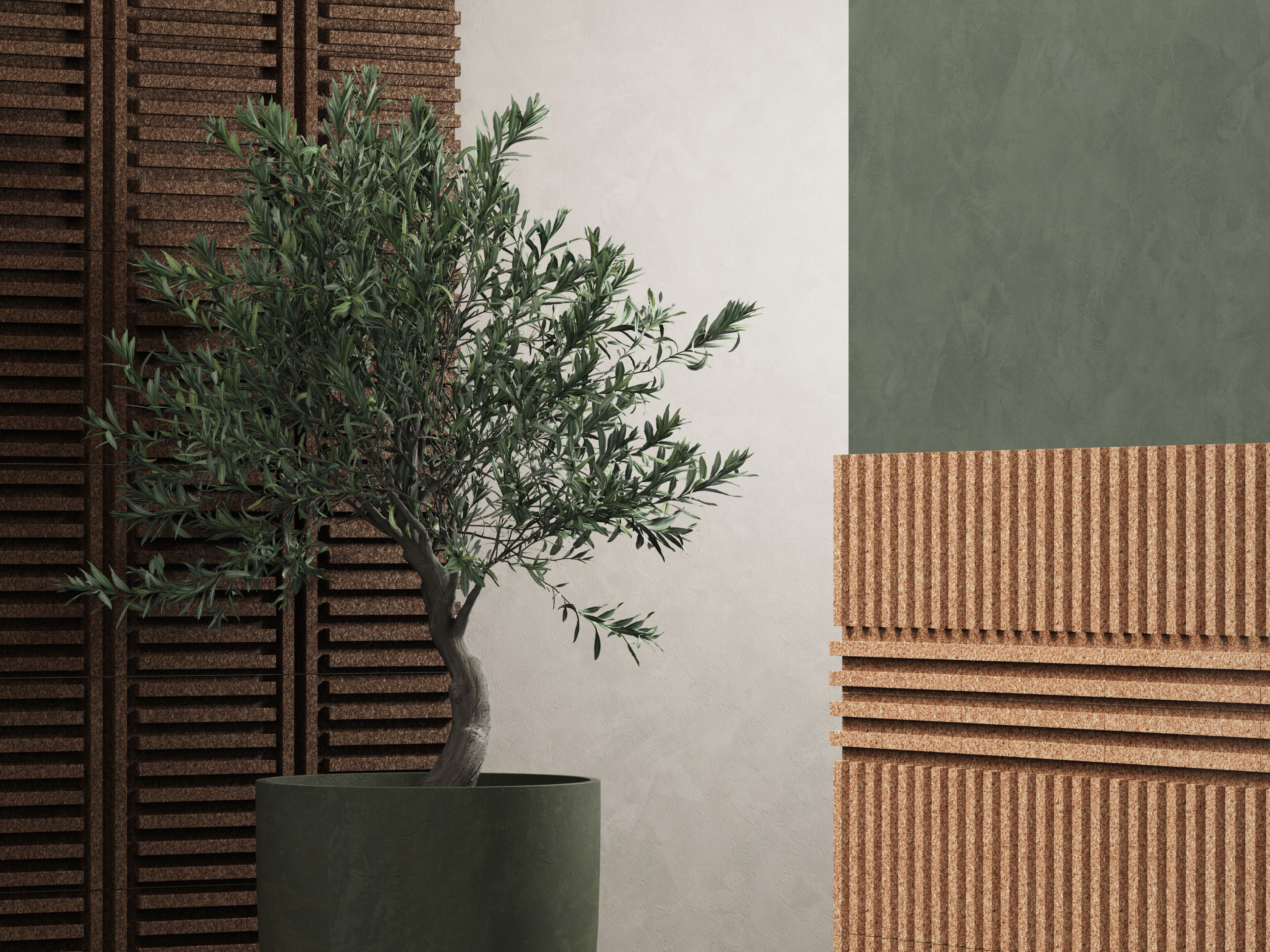 Акустическая панель из пробки GREENMOOD SILLON ARCH-00092945 - Вид №1