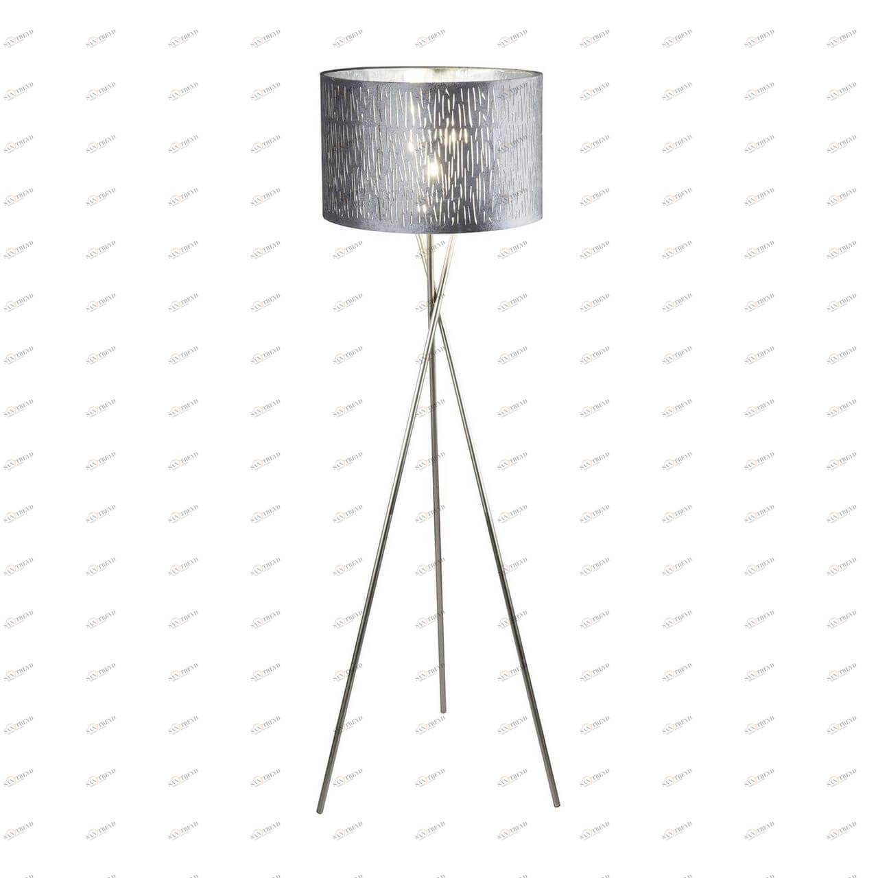 Торшер на треноге 160х62 см серебряный Tarok 15265S1 GLOBO TAROK 00-3889304 Серебро Ceramica Globo 
