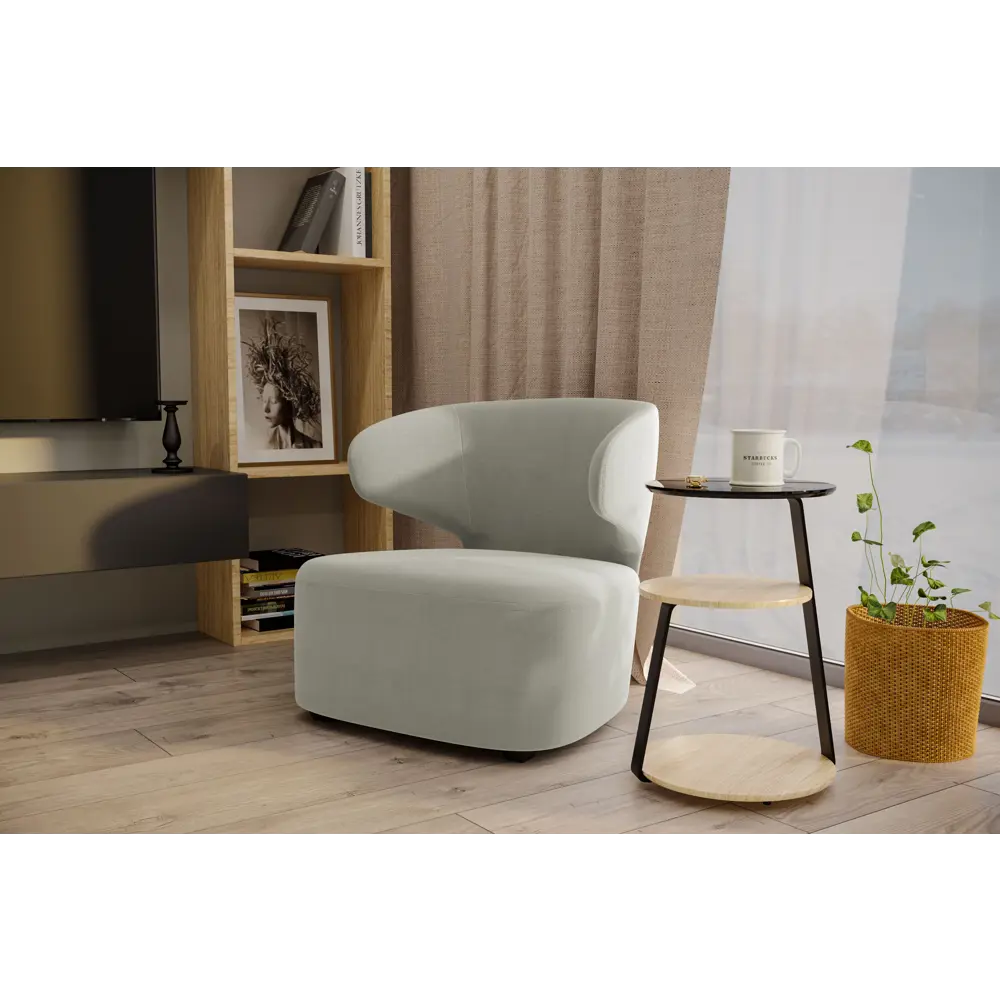 Кресло полиэстер Ицар 79x82x72 см цвет бежевый Camaro 04 SEASONS STLM-2176504 - Вид №3