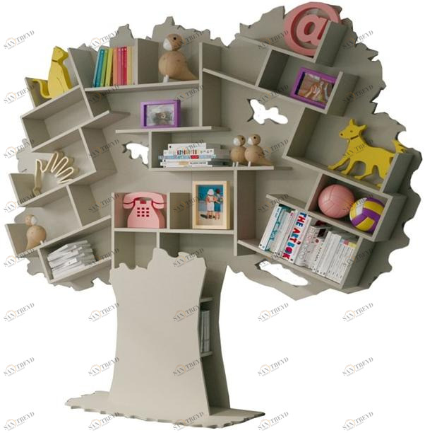 Mathy by Bols Открытый лакированный книжный шкаф Arbres sun-id-1393350