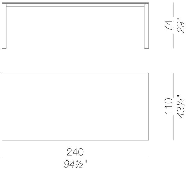 Lapalma Прямоугольный садовый стол Apta outdoor sun-id-1472448 - Вид №9