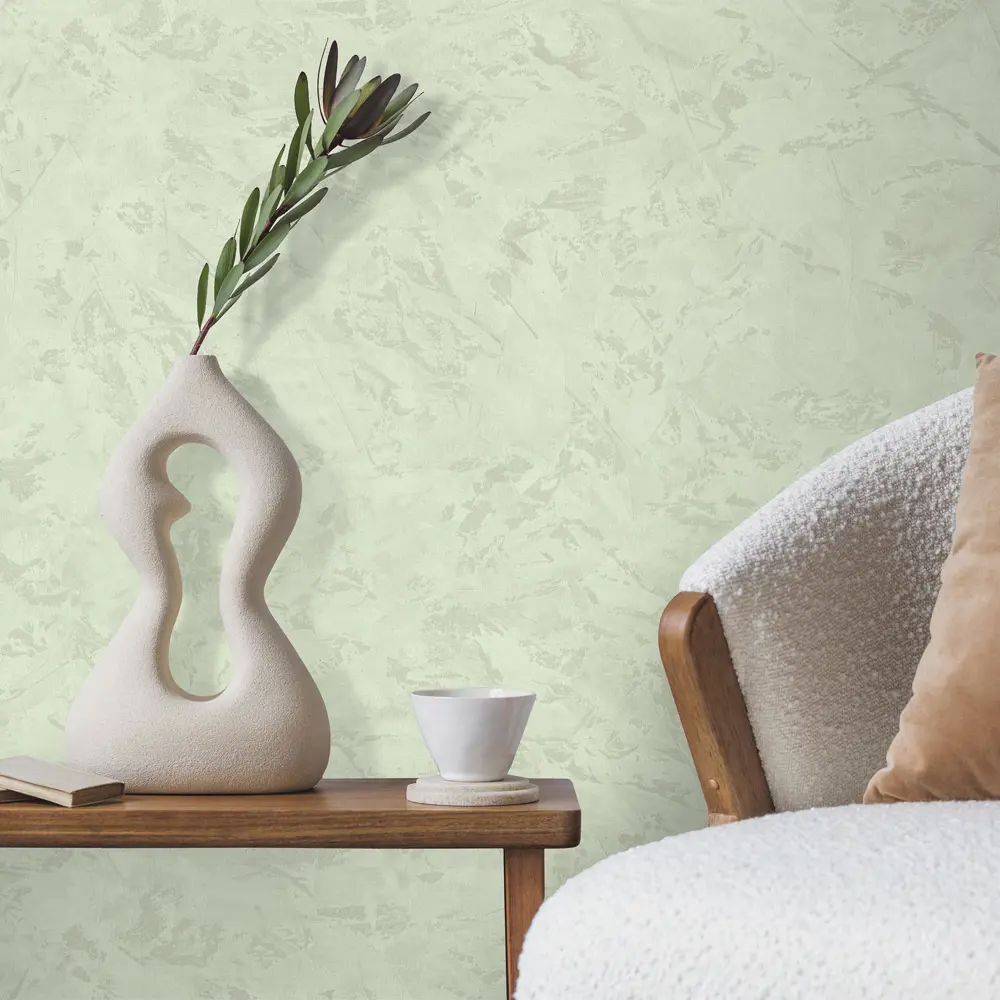 Обои флизелиновые Euro Decor Fennel зеленые 1.06 м 89427069 STLM-1576458 - Вид №3