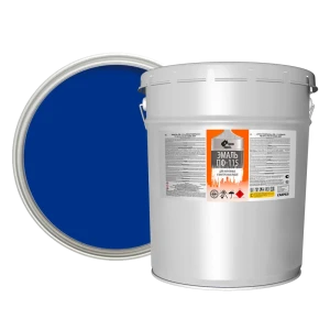 Эмаль Простокраска ПФ-115 полуматовая цвет синий 20 кг