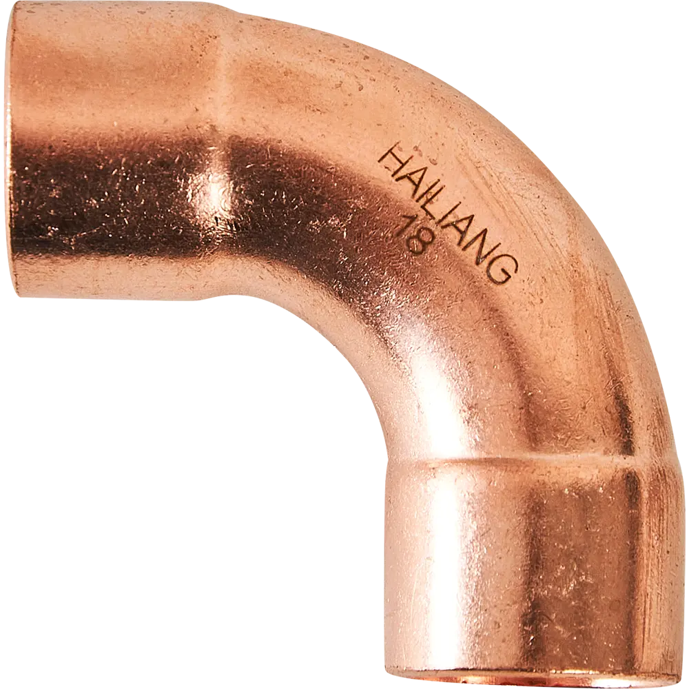 Отвод двухраструбный Hailiang ø18 мм медь STLM-2125319 - Вид №1