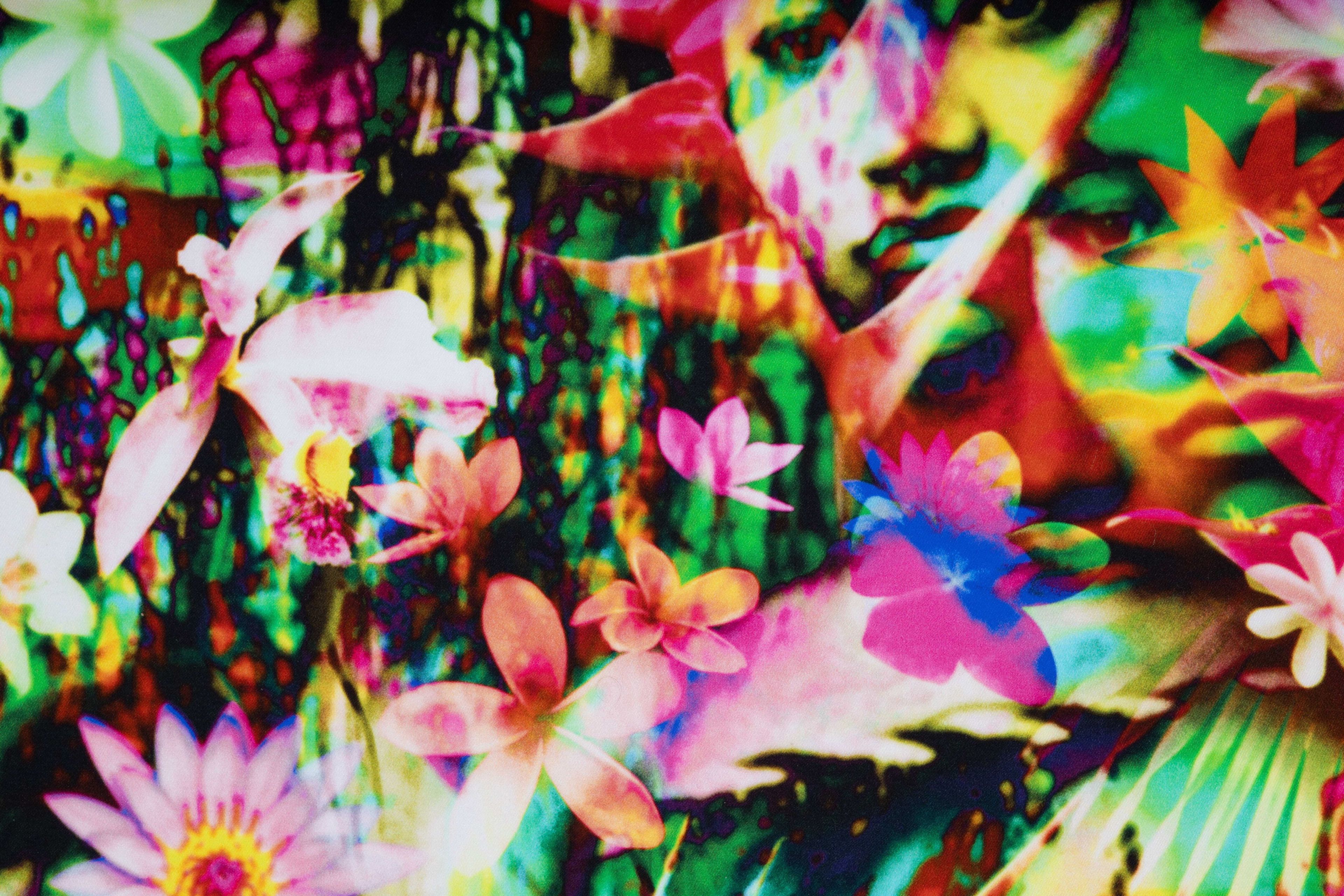 Хлопчатобумажная ткань с цветочным рисунком LELIEVRE Jean Paul Gaultier - La Croisière s'amuse ARCH-00103345 - Вид №1