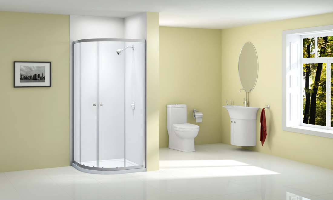 Душевой уголок A1202HH Merlyn Ionic Хромированный  - Вид №1