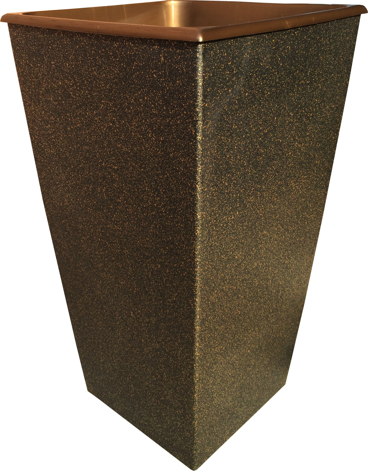 1400-51 Горшок для цветов Carre 34х34 45л(21л) Золотой дождь Цветочная коллекция 