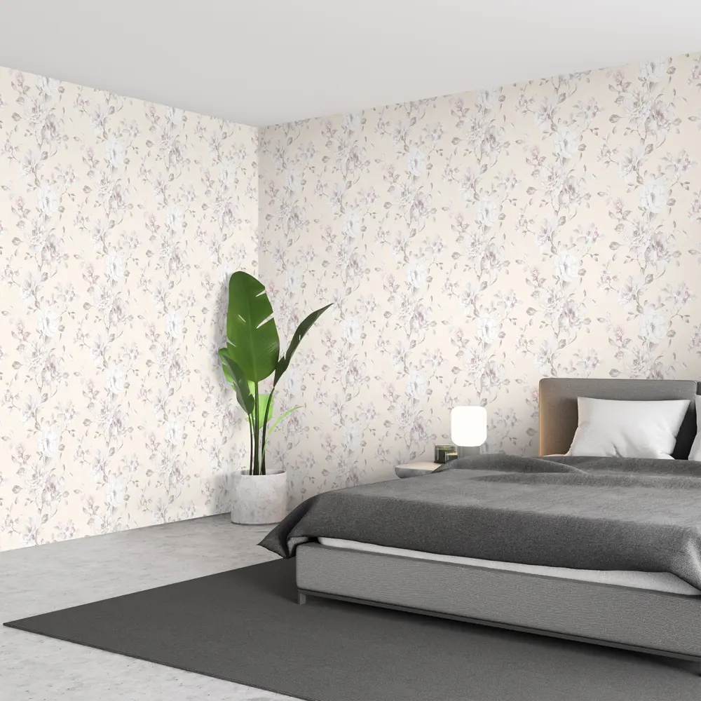 Обои флизелиновые Ateliero Lolita бежевые 1.06 м At58159-02 STLM-2105601 - Вид №3