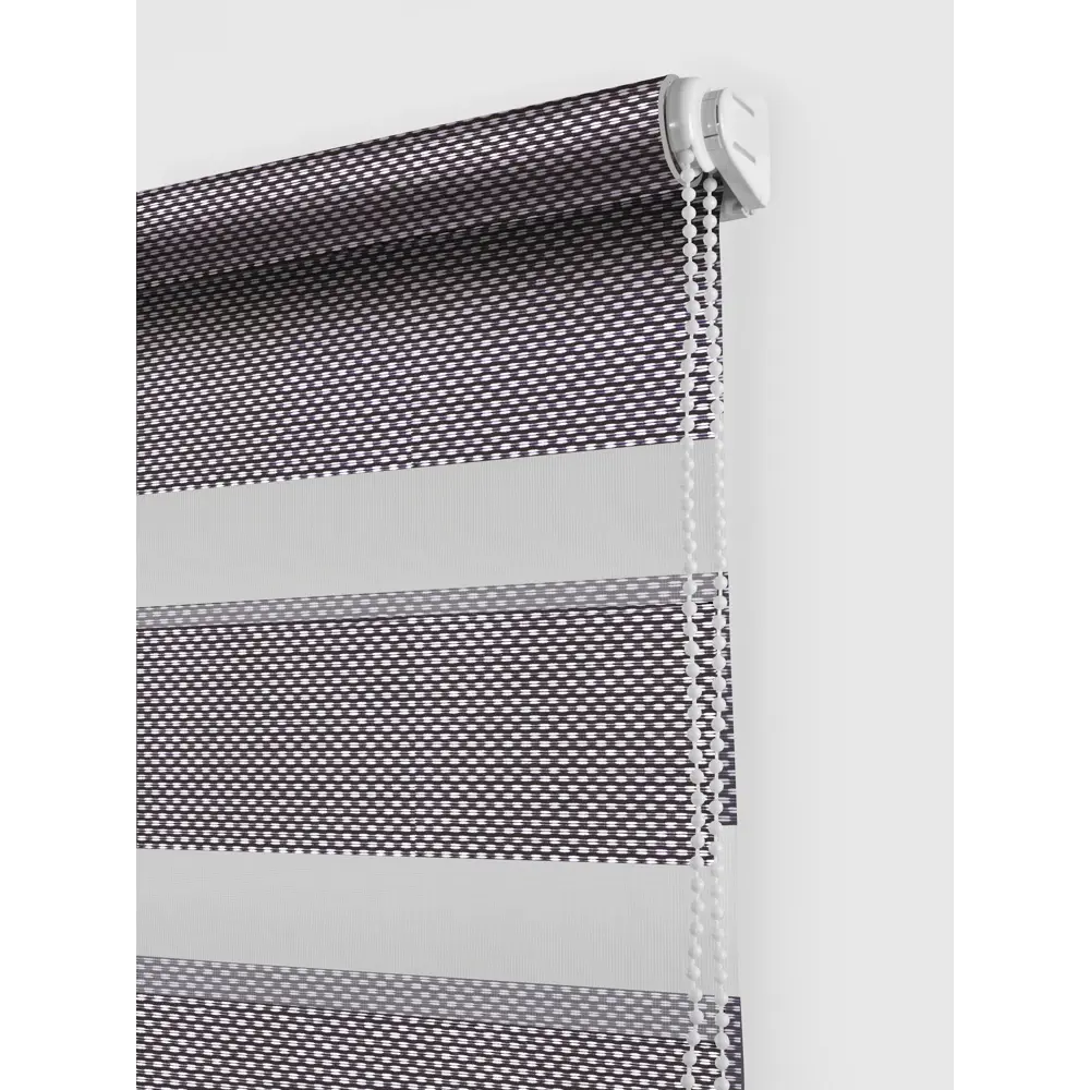 Штора рулонная день-ночь Liza 50x160 см серо-сиреневая MIAMOZA Коллекция 2024г STLM-2033341 - Вид №1