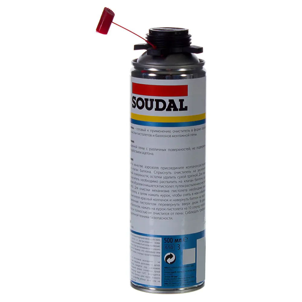 Очиститель монтажной пены Soudal 0.5 л STLM-2009625 - Вид №1