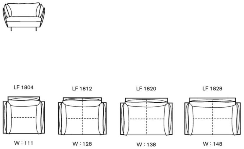 Ritzwell & Co. Диван из ткани Light field sun-id-1487772 - Вид №2