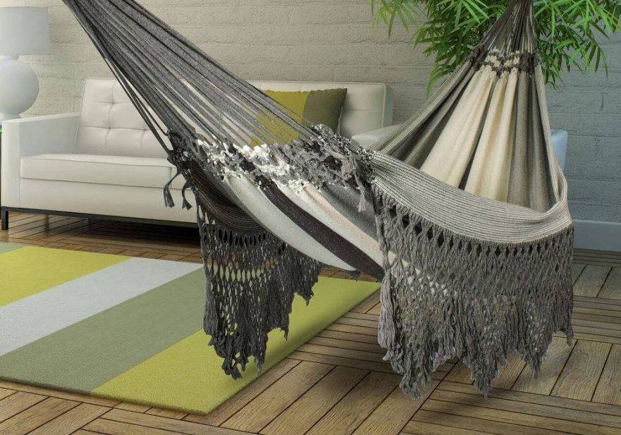 Подвесной гамак семейный Smoke IMPEX  132262 Серый  - Вид №1