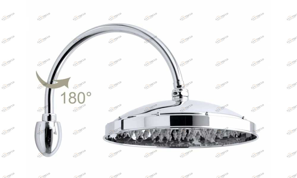 H50703 Потолочный & настенный душ Retrò-Arc Ø 300 mm BOSSINI 