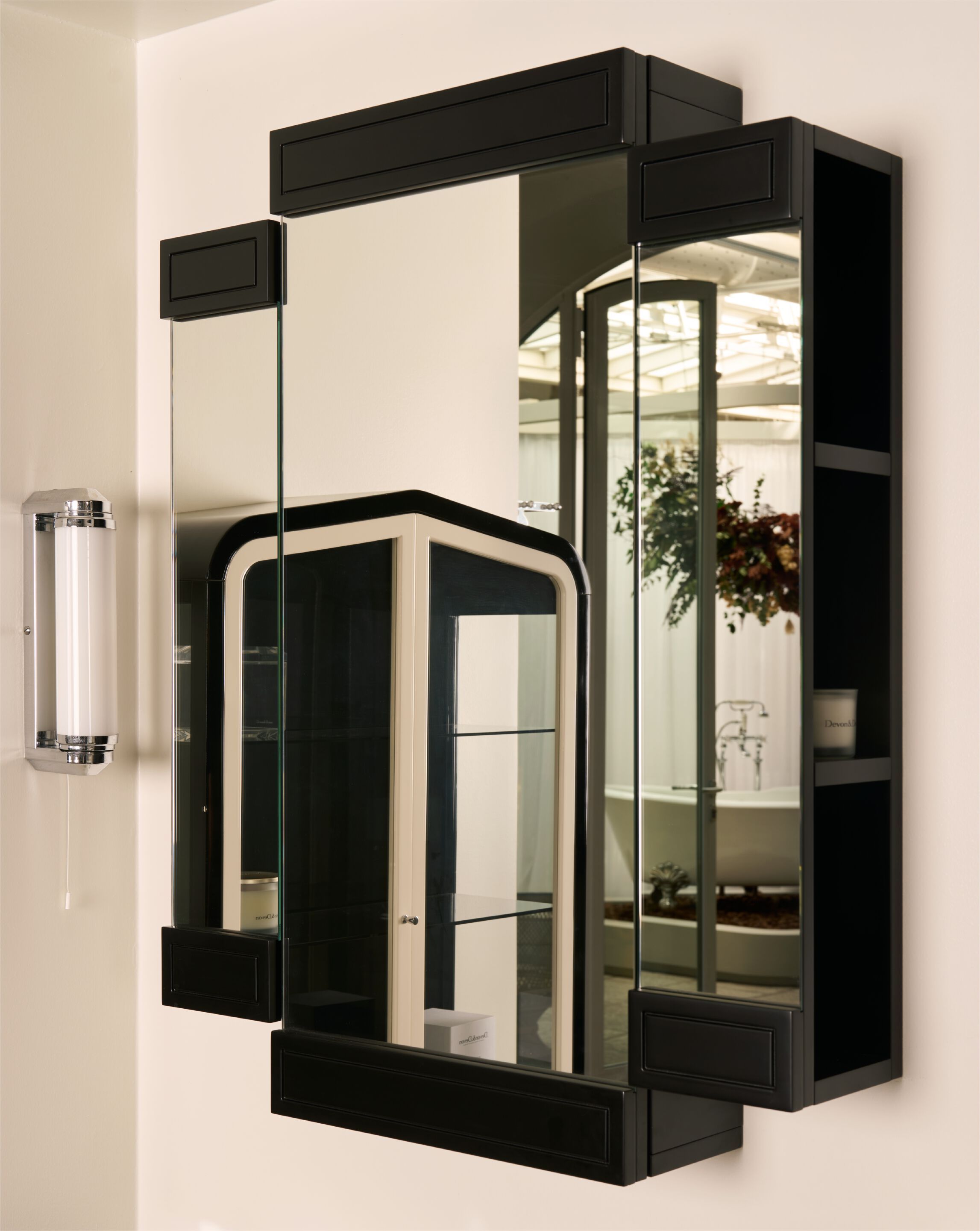 Деревянное зеркало с контейнером Devon&Devon CHÂTEAU ARCH-00108994 - Вид №1