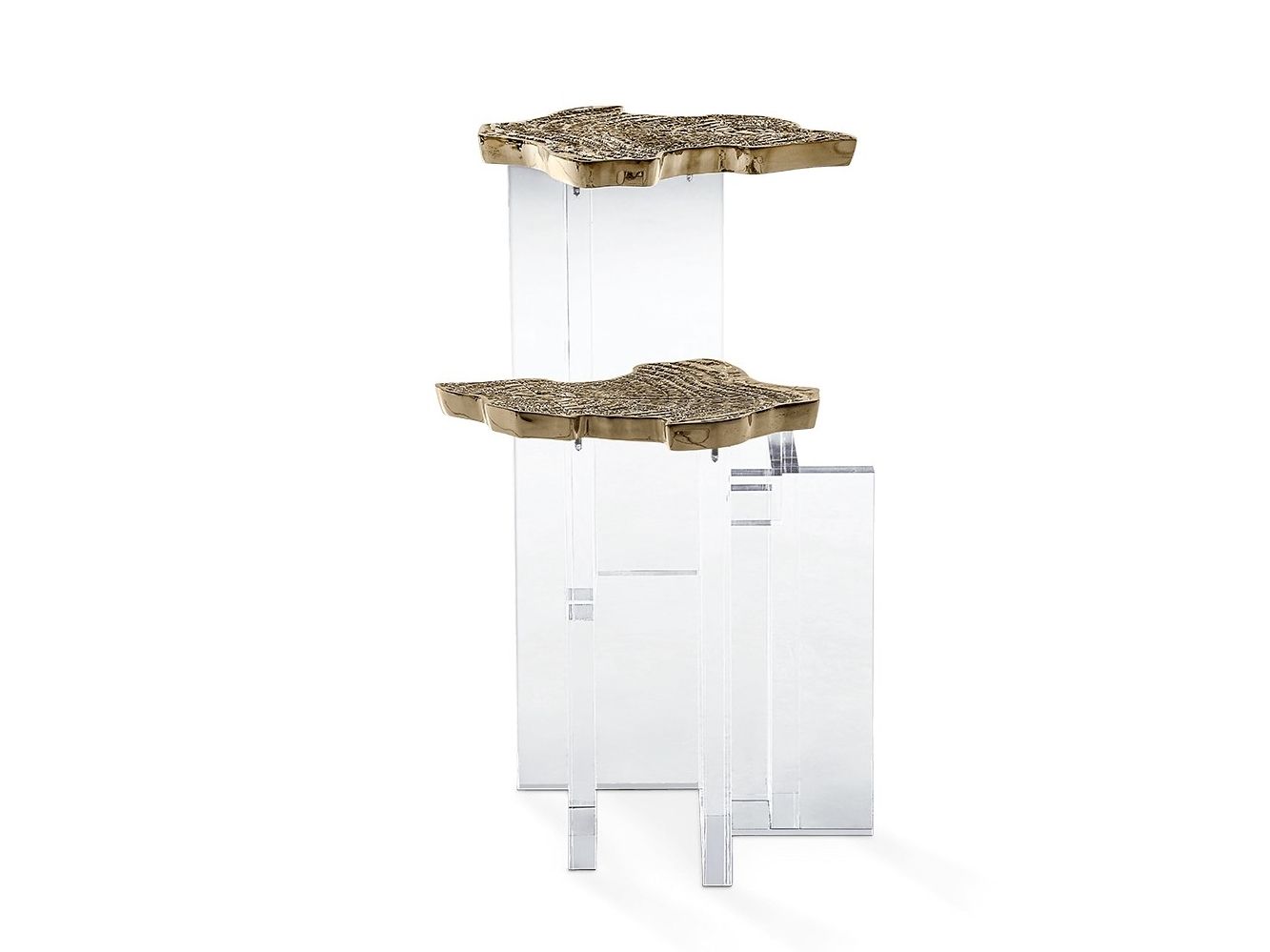 Высокий латунный журнальный столик для гостиной Boca do Lobo Лимитированная серия ARCH-00071692 - Вид №1