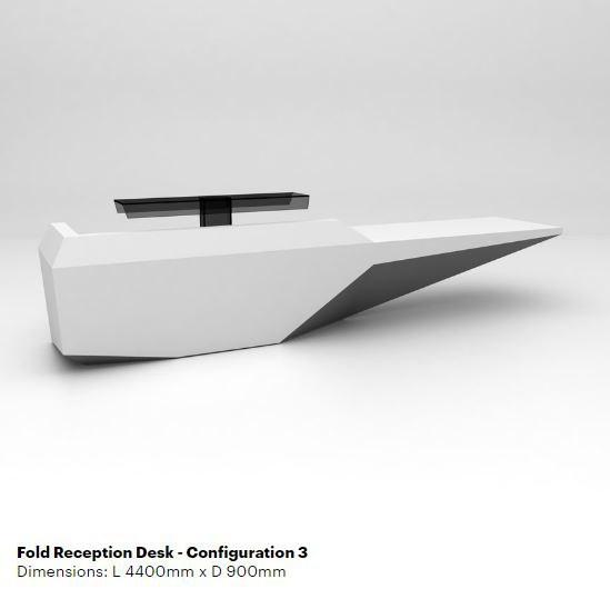 Isomi Стойка администратора для модульного офиса из твердой поверхности Fold sun-id-1442042 - Вид №4