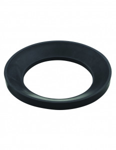 030000 005 00  Прокладка для сливной раковины из нержавеющей стали, Д. 73 x 49 x 9 мм, черная, 2 шт. Valentin Чернить