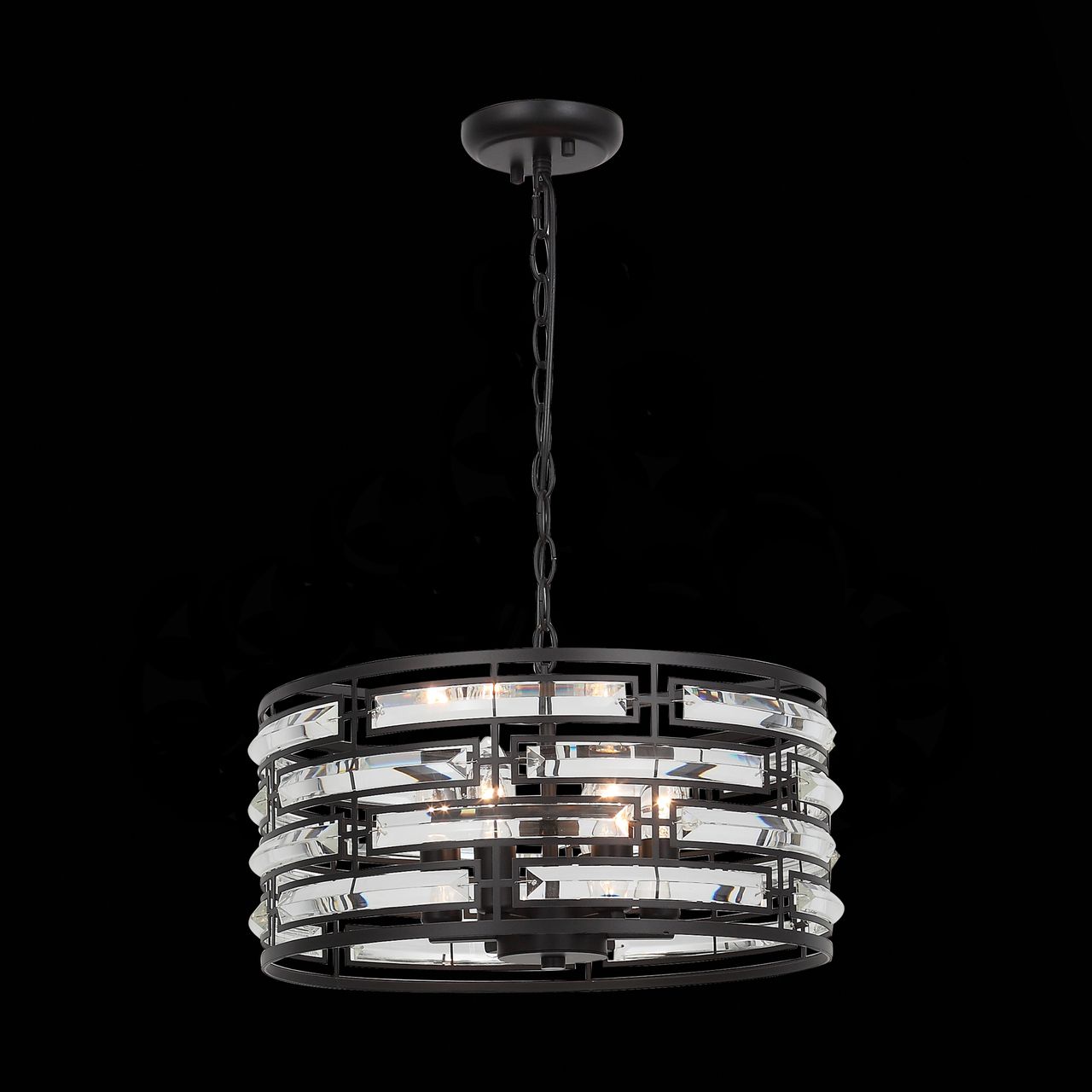 Подвесная люстра ST Luce Chiarezza SL665.403.06 ST LUCE ДИЗАЙНЕРСКИЕ, CHIAREZZA 109243 Черный  - Вид №3