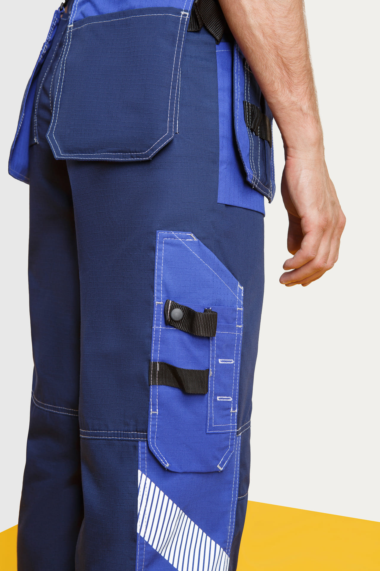 68810 Костюм "Прогресс" темно-синий с васильком  Летняя спецодежда  размер 56-58/170-176  - Вид №17