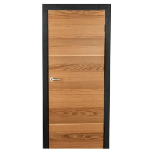 Дверь межкомнатная глухая Loft 70x200 см шпон цвет дуб рустик с замком и петлями 82246656 STLM-2202463